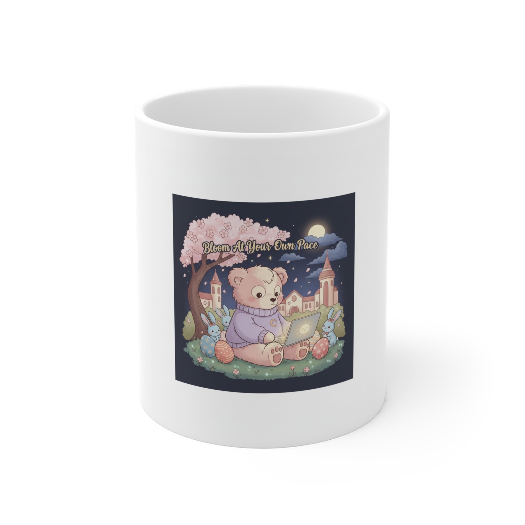 Bear Mug 11oz – Bloom at Your Own Pace