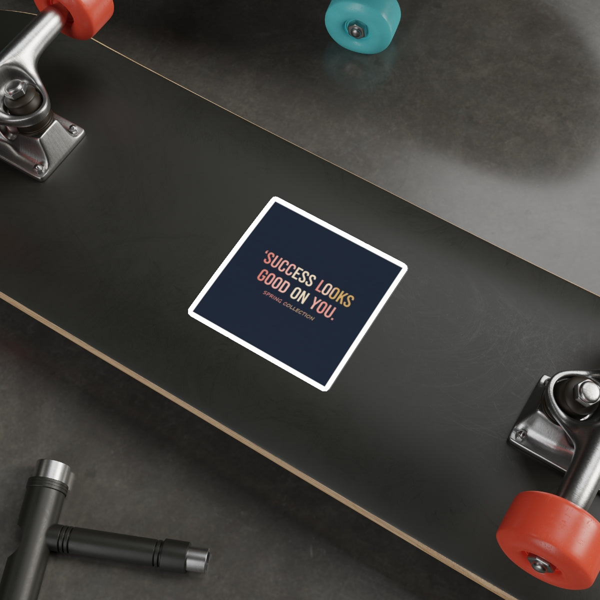 Typography Only Die-Cut Sticker – Success Looks Good on You Spring Collect