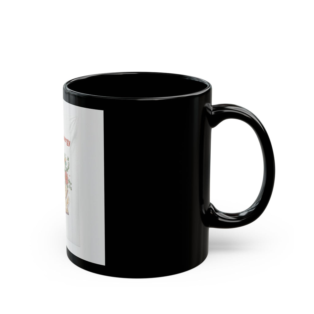 Big Brain Energy Black Mug 11oz