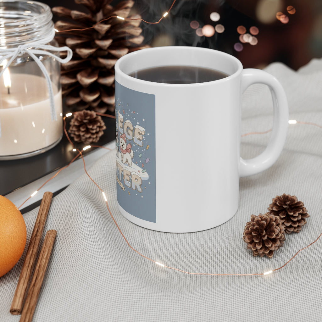 COLLEGE WINTER Dog Mug 11oz