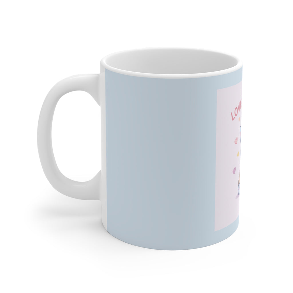 "LOVE YOURSELF FIRST" Black Cat Mug | College Girl Gift | Fashion | KayKay Classics