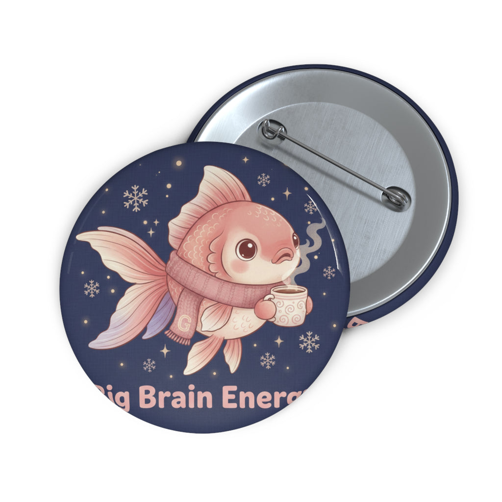 Bear Pin Button – Big Brain Energy