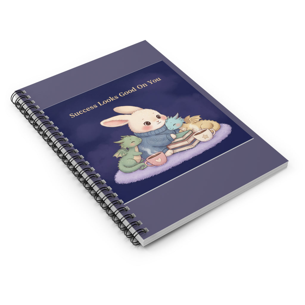 Bunny Spiral Notebook – Success Looks Good on You