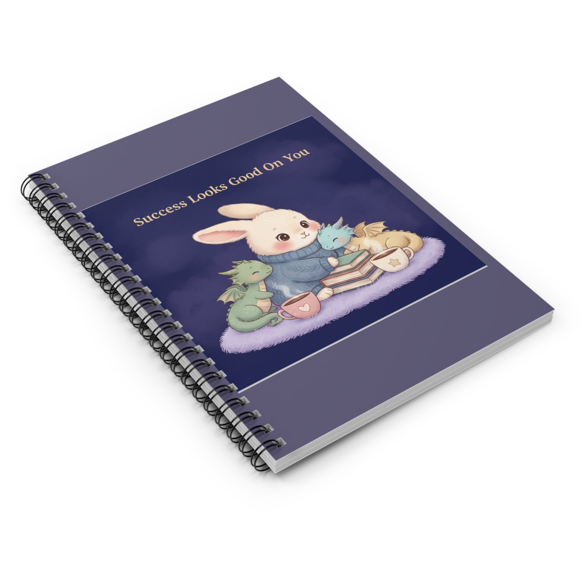 Bunny Spiral Notebook – Success Looks Good on You