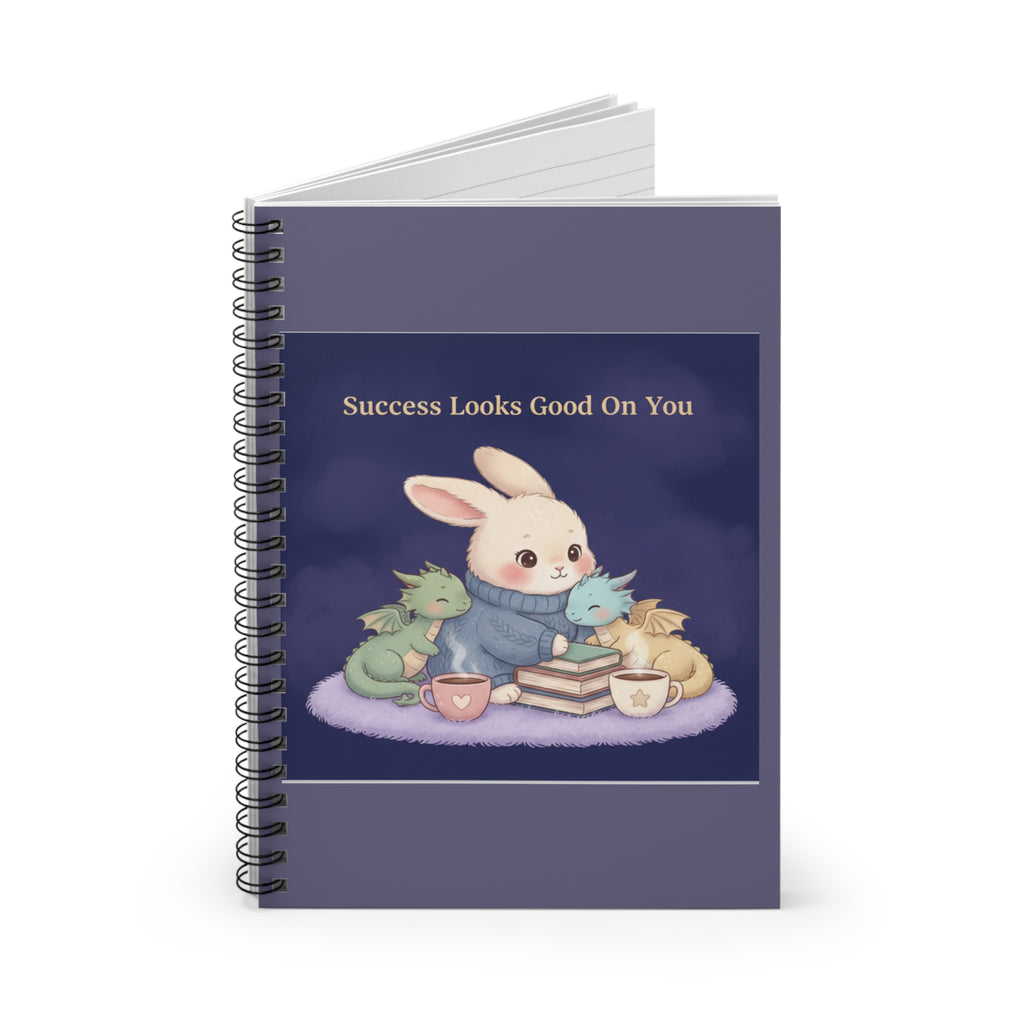 Bunny Spiral Notebook – Success Looks Good on You