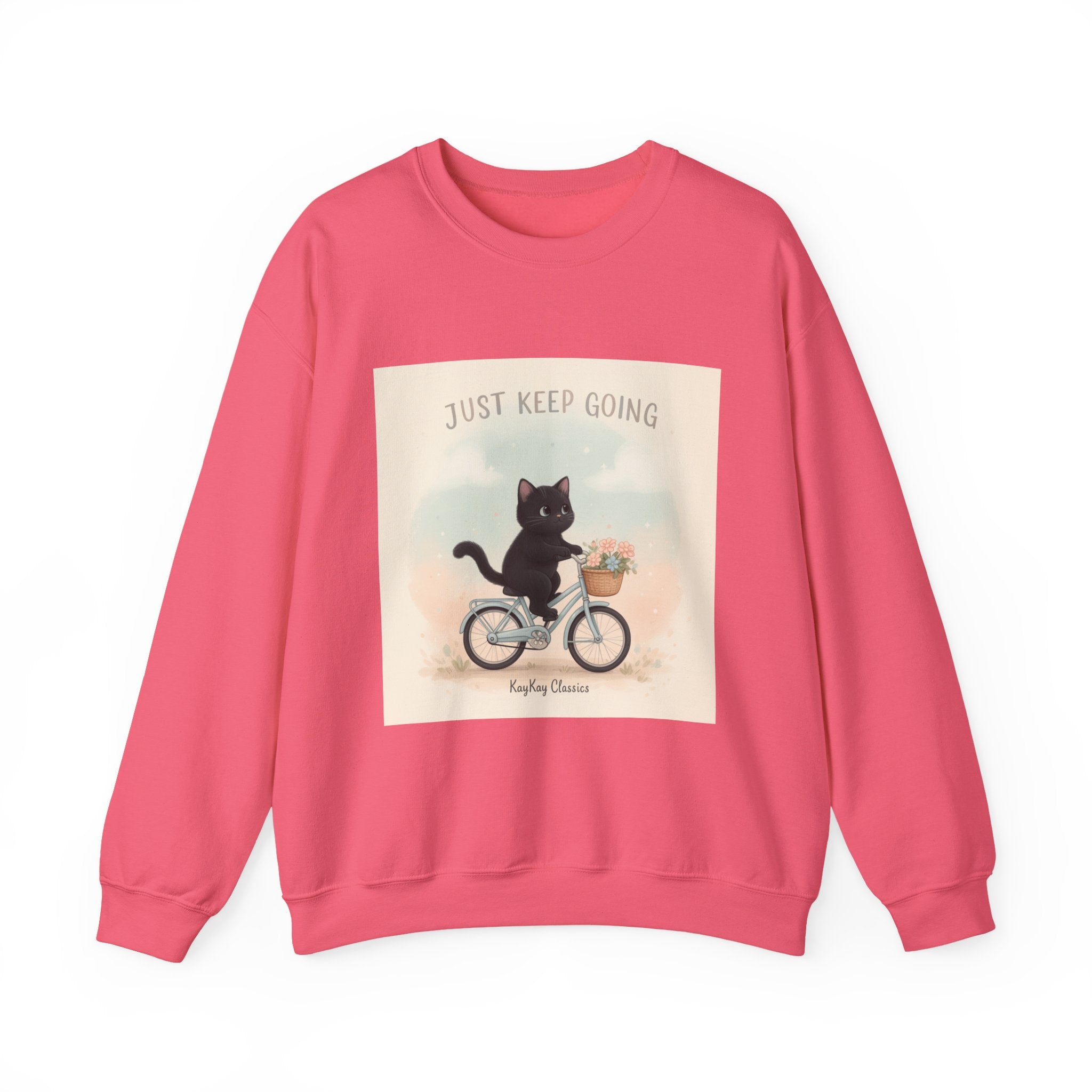 "Design" Black Cat Crewneck | College Girl Gift | Fashion | KayKay Classics