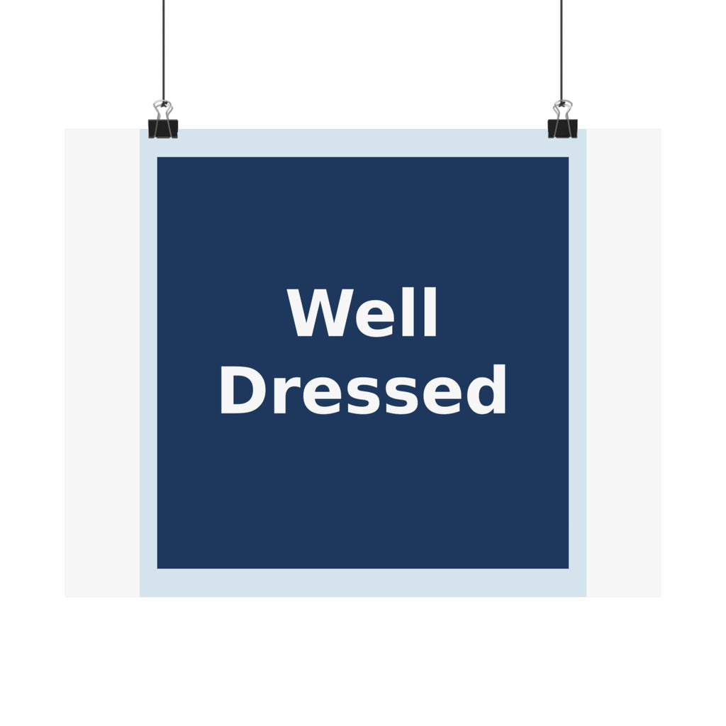 "Well Dressed" Black Cat Poster | Trendy Gift for Her | Lifestyle | KayKay Classics