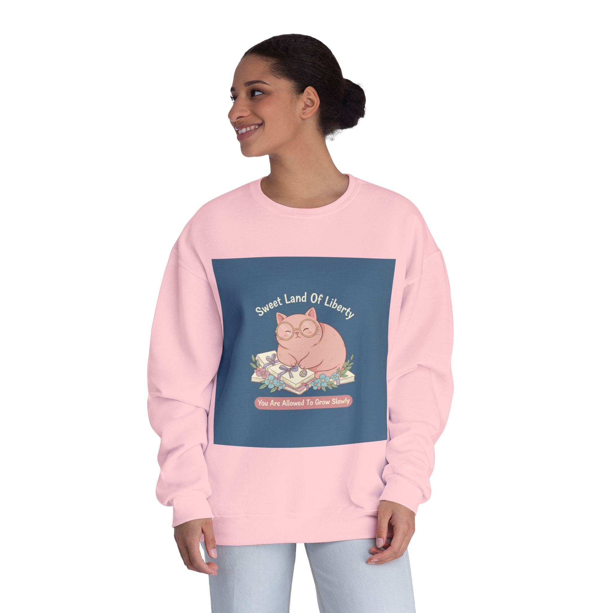 Cat Crewneck Sweatshirt – Sweet Land of Liberty