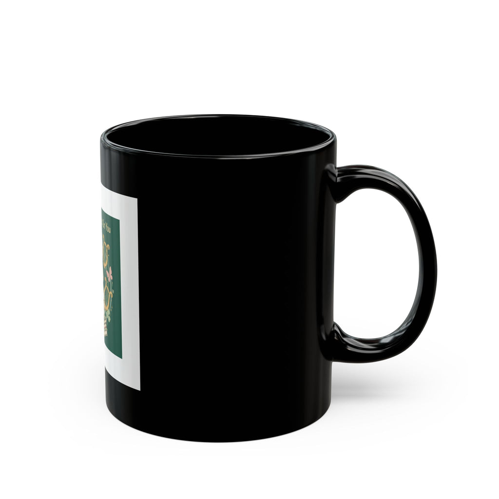 Butterflies Black Mug 11oz – Success Looks Good on You