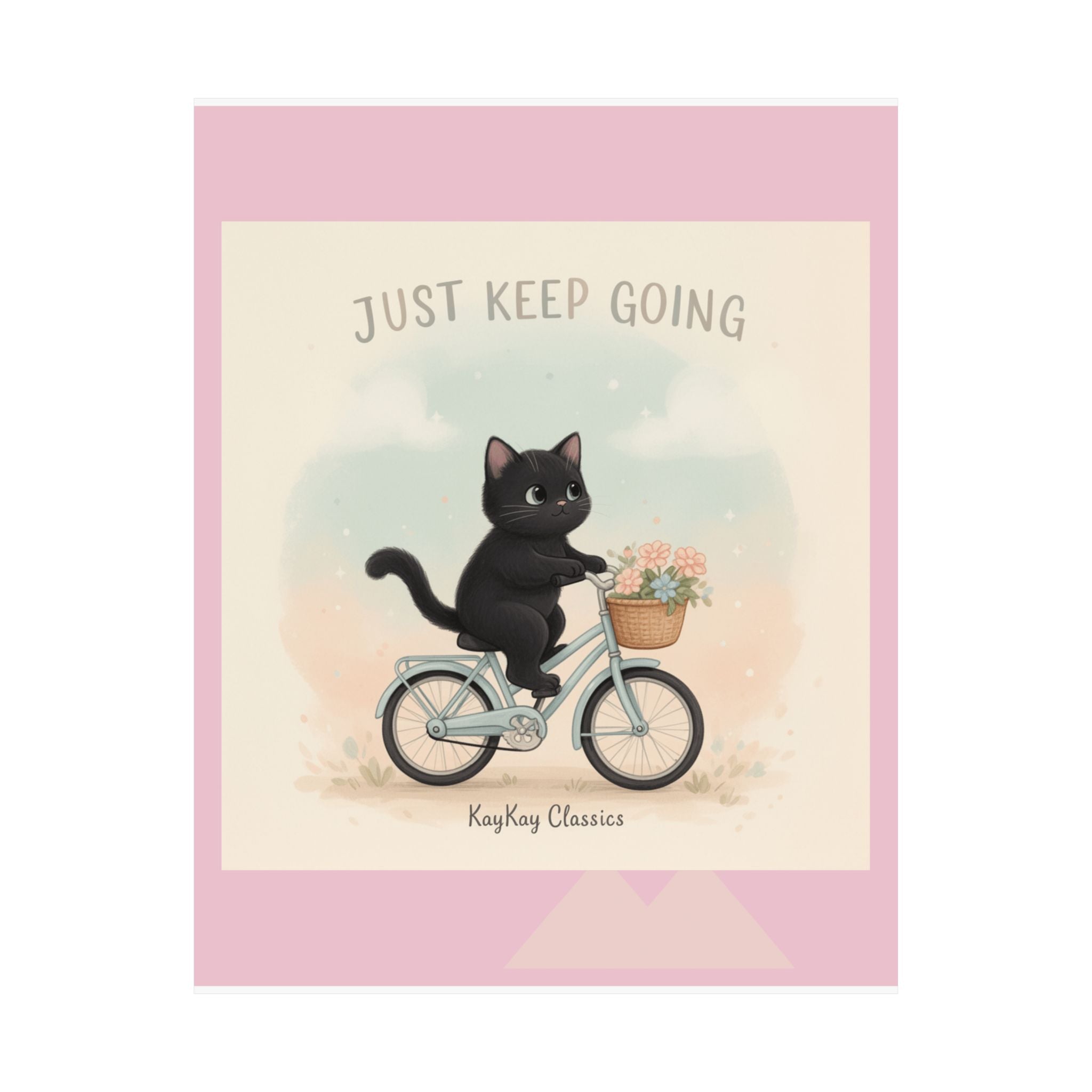 "Design" Black Cat Poster | College Girl Gift | Fashion | KayKay Classics