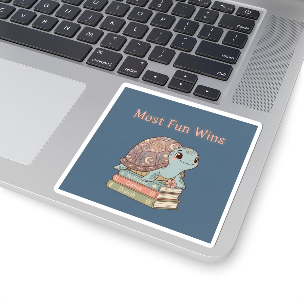 Turtle Kiss-Cut Sticker – Most Fun Wins