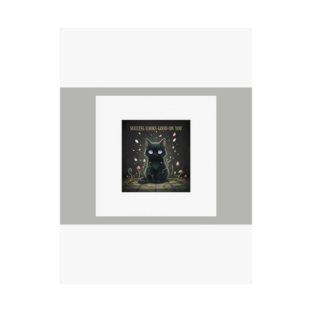 Black Cat Poster – Success Looks Good on You
