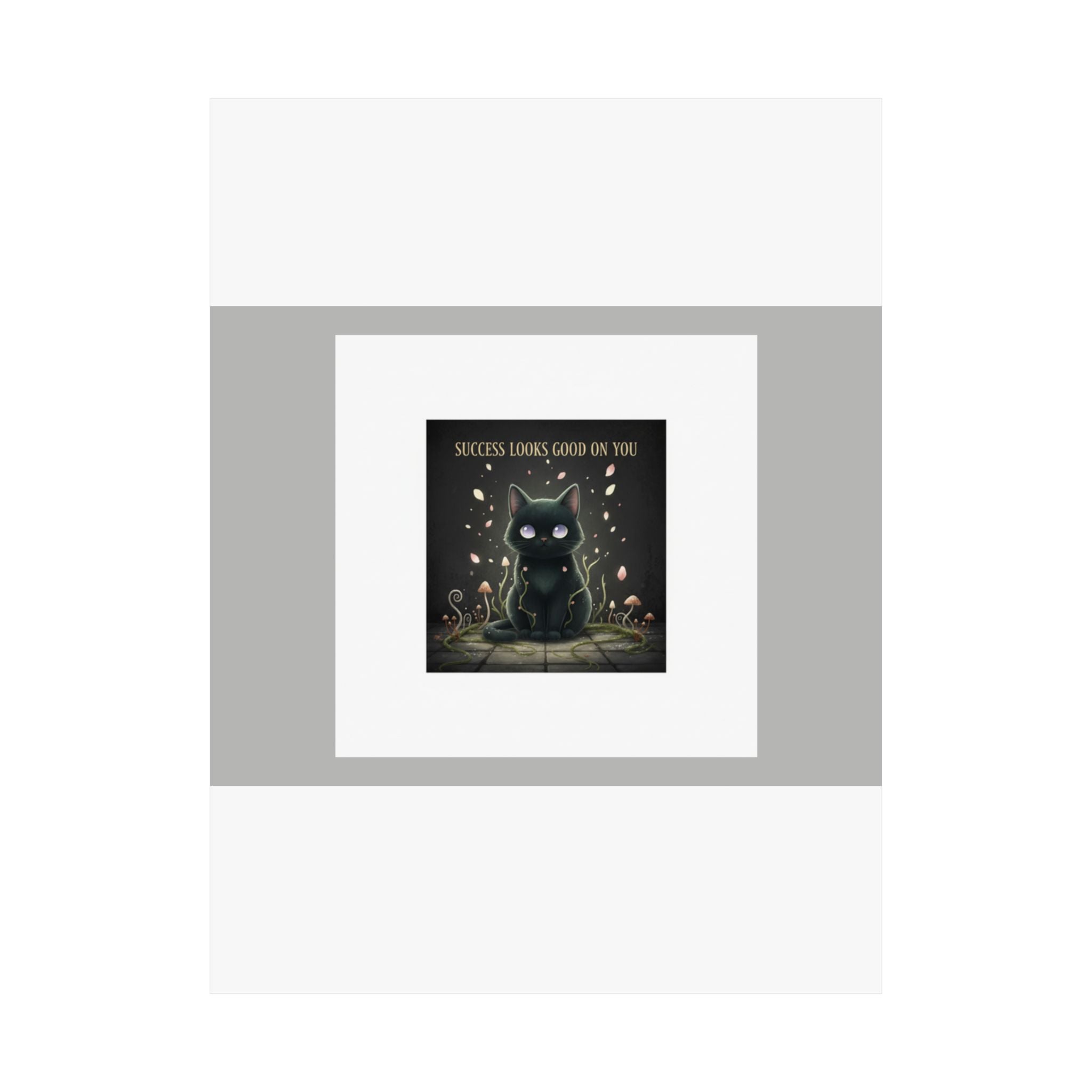 Black Cat Poster – Success Looks Good on You