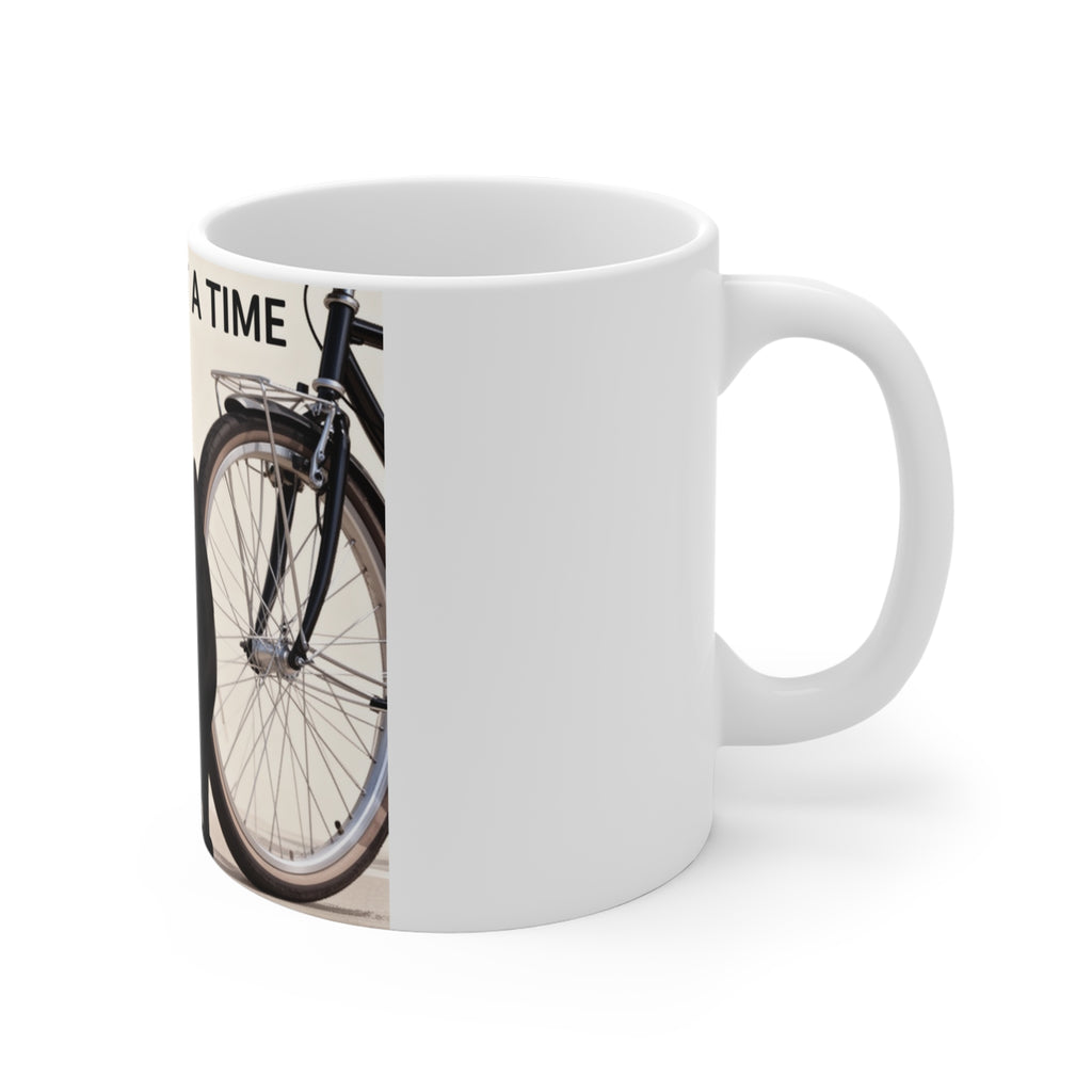 ONE STEP AT A TIME Cat Mug 11oz