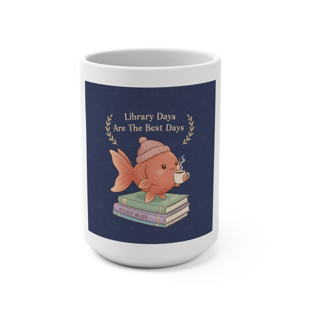 Bear Mug 15oz – Library Days Are the Best Days