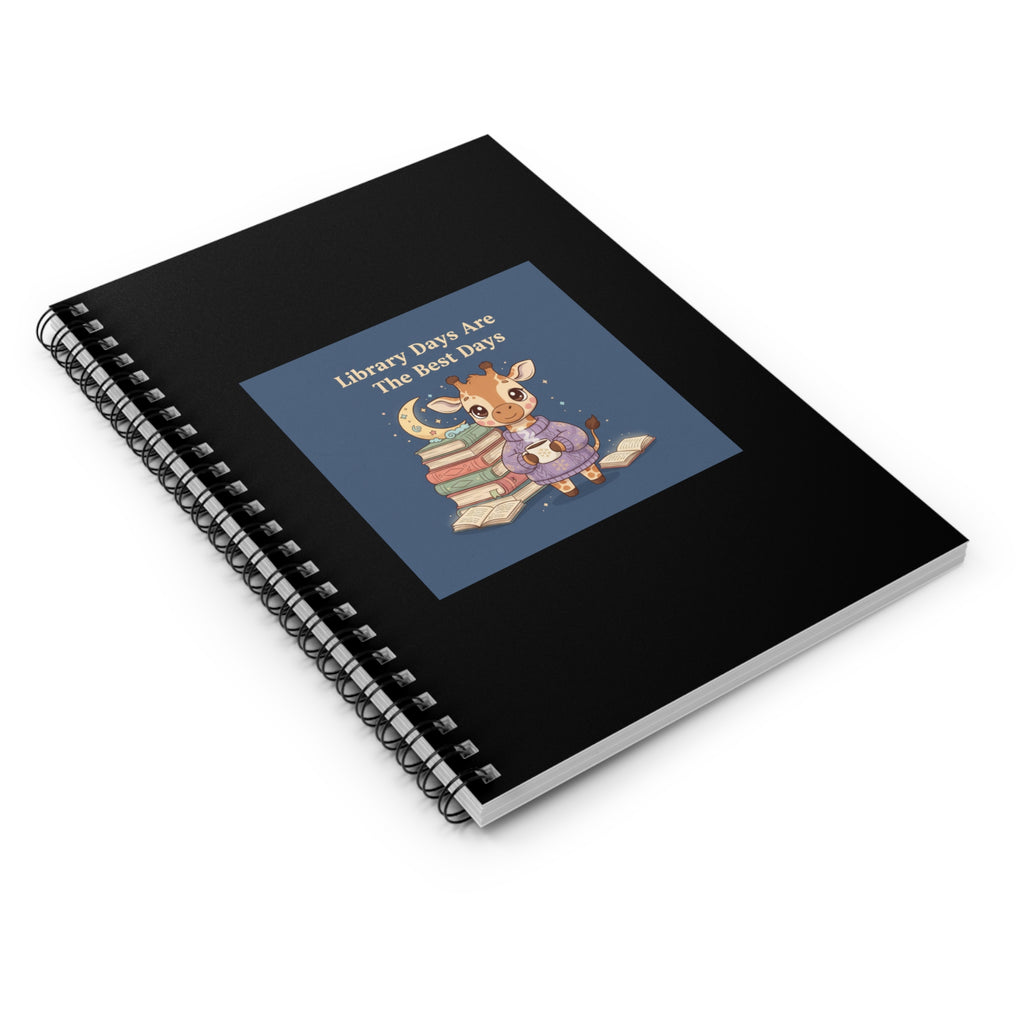 library days are the best days Spiral Notebook