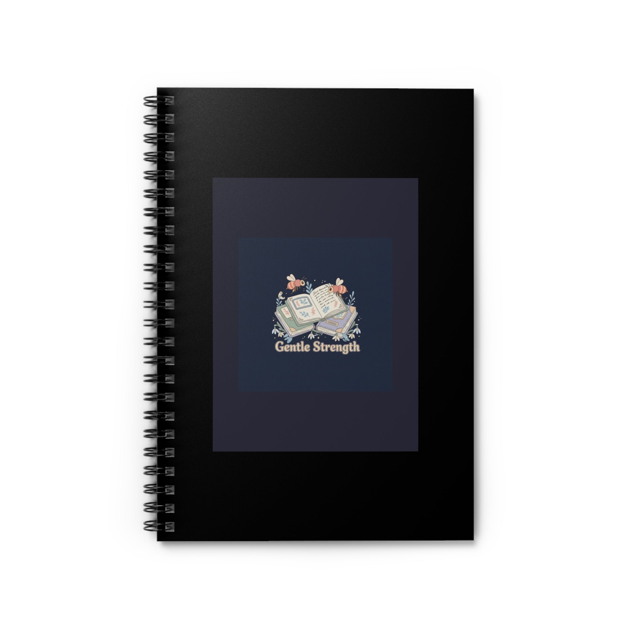 Gentle Strength Bees Spiral Notebook