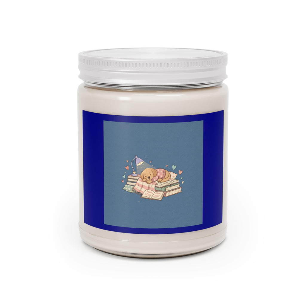 Study Slay Now, Later Puppy Scented Candle