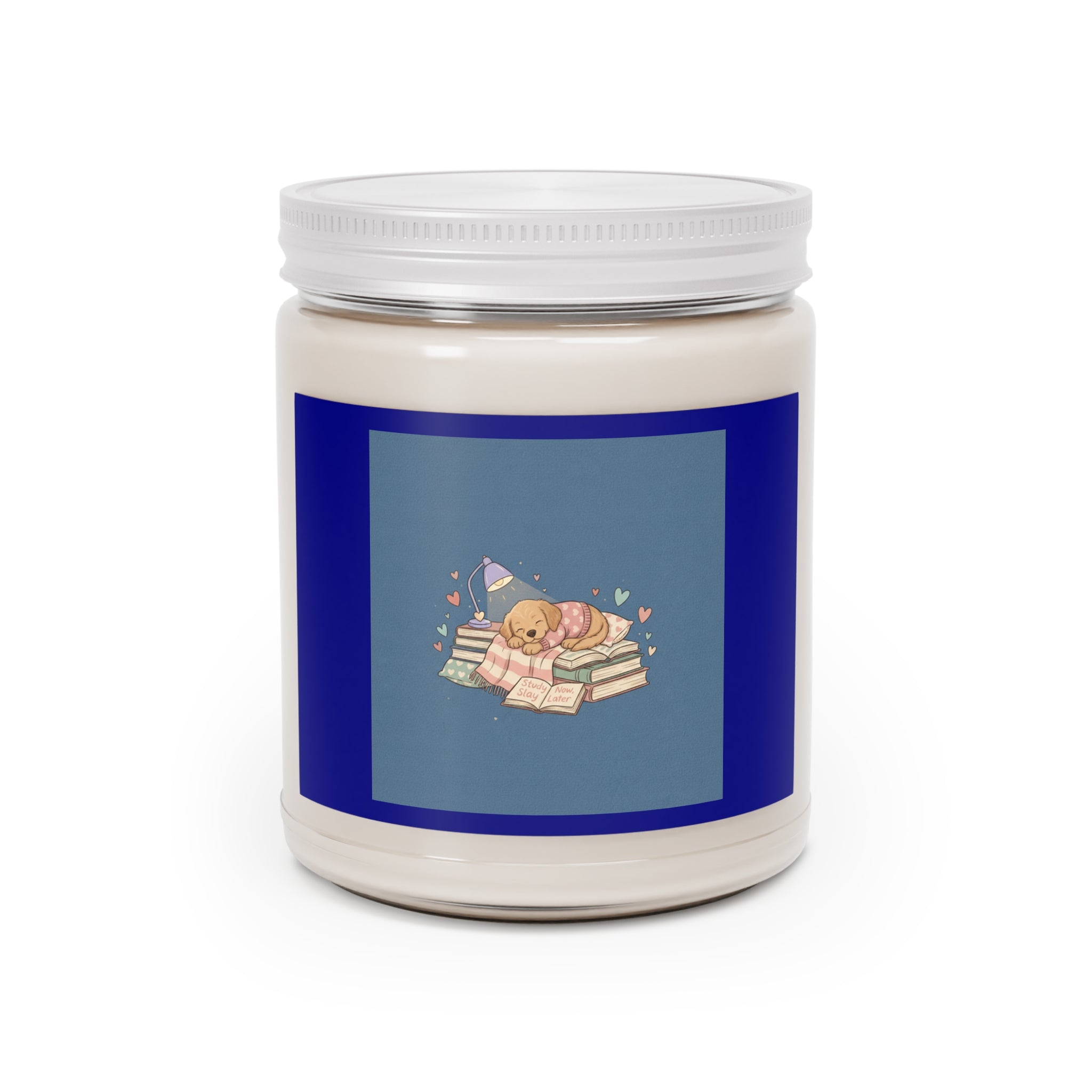 Study Slay Now, Later Puppy Scented Candle