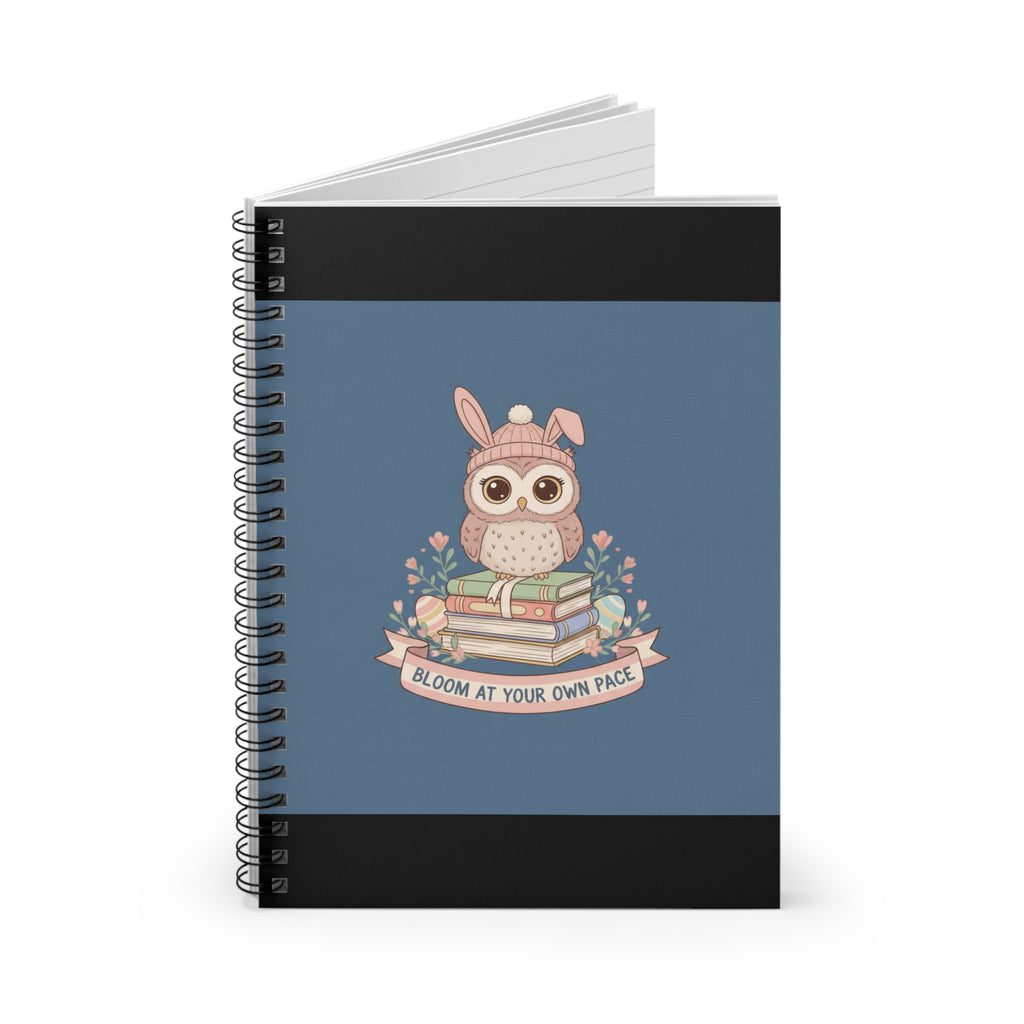 Bunny Spiral Notebook – Bloom at Your Own Pace