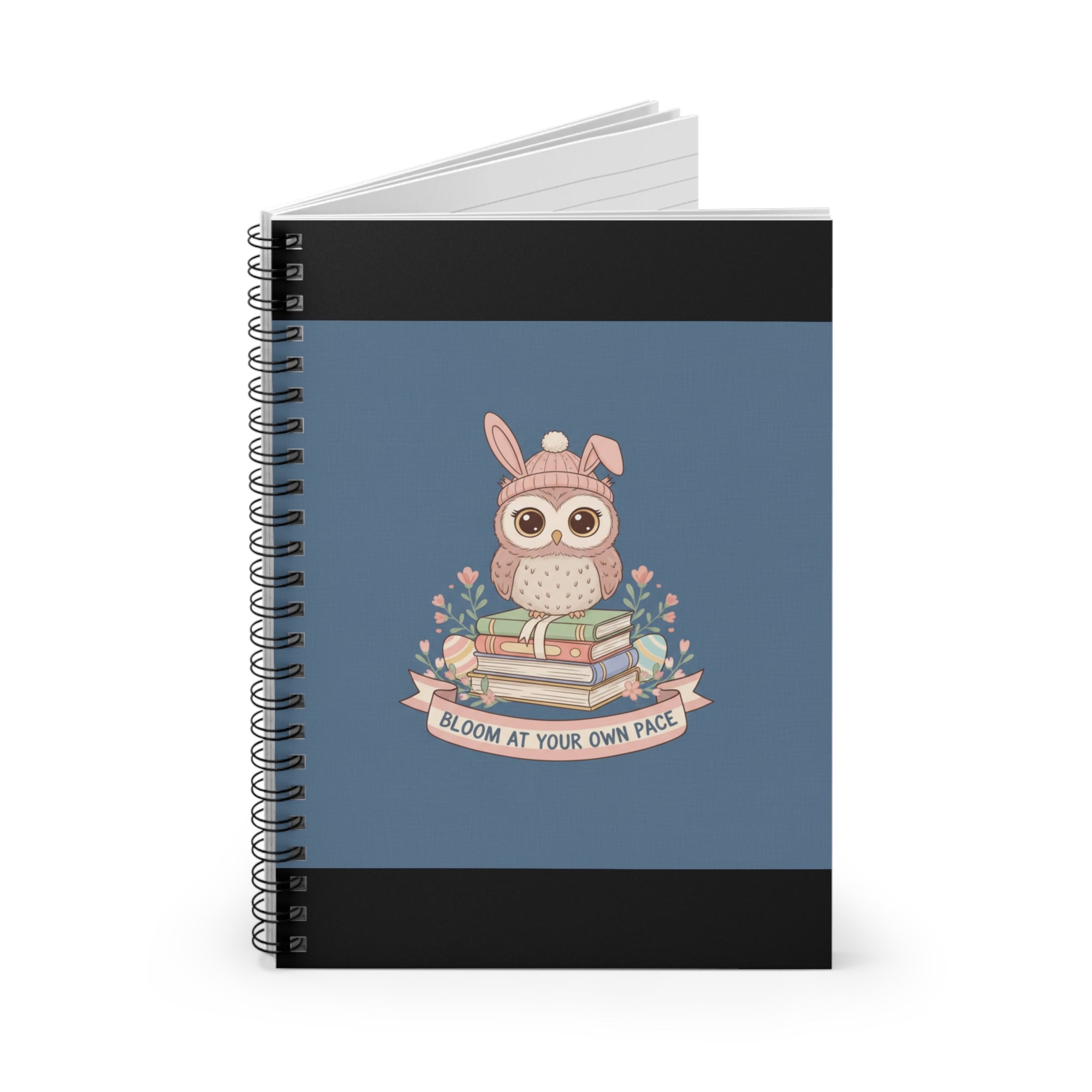 Bunny Spiral Notebook – Bloom at Your Own Pace