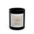 Soft Life Scholar Bird Black Mug 11oz