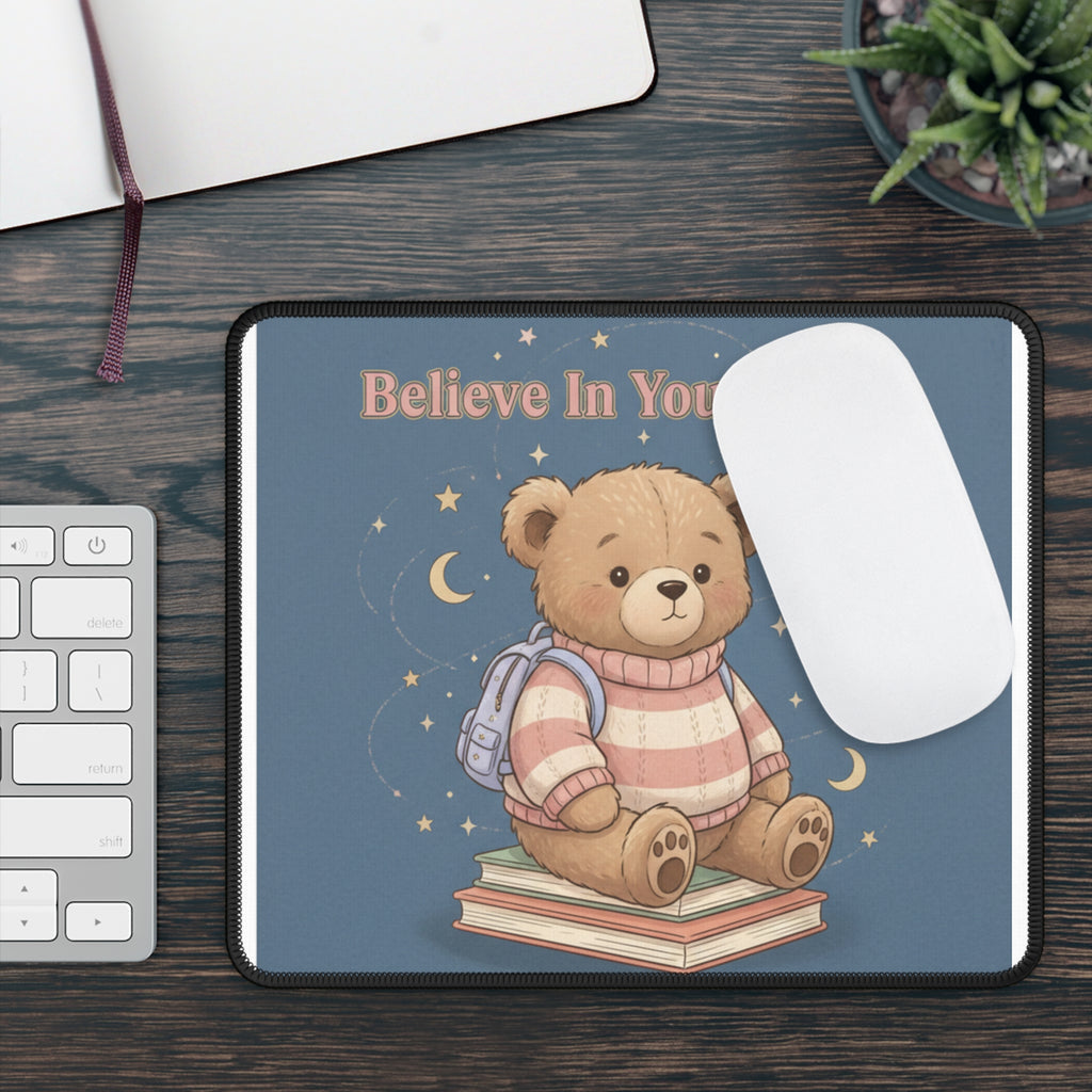 Bear Mouse Pad – Believe in Your Magic