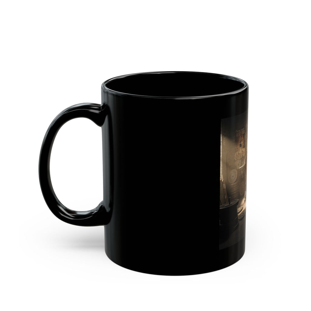 none Black Mug