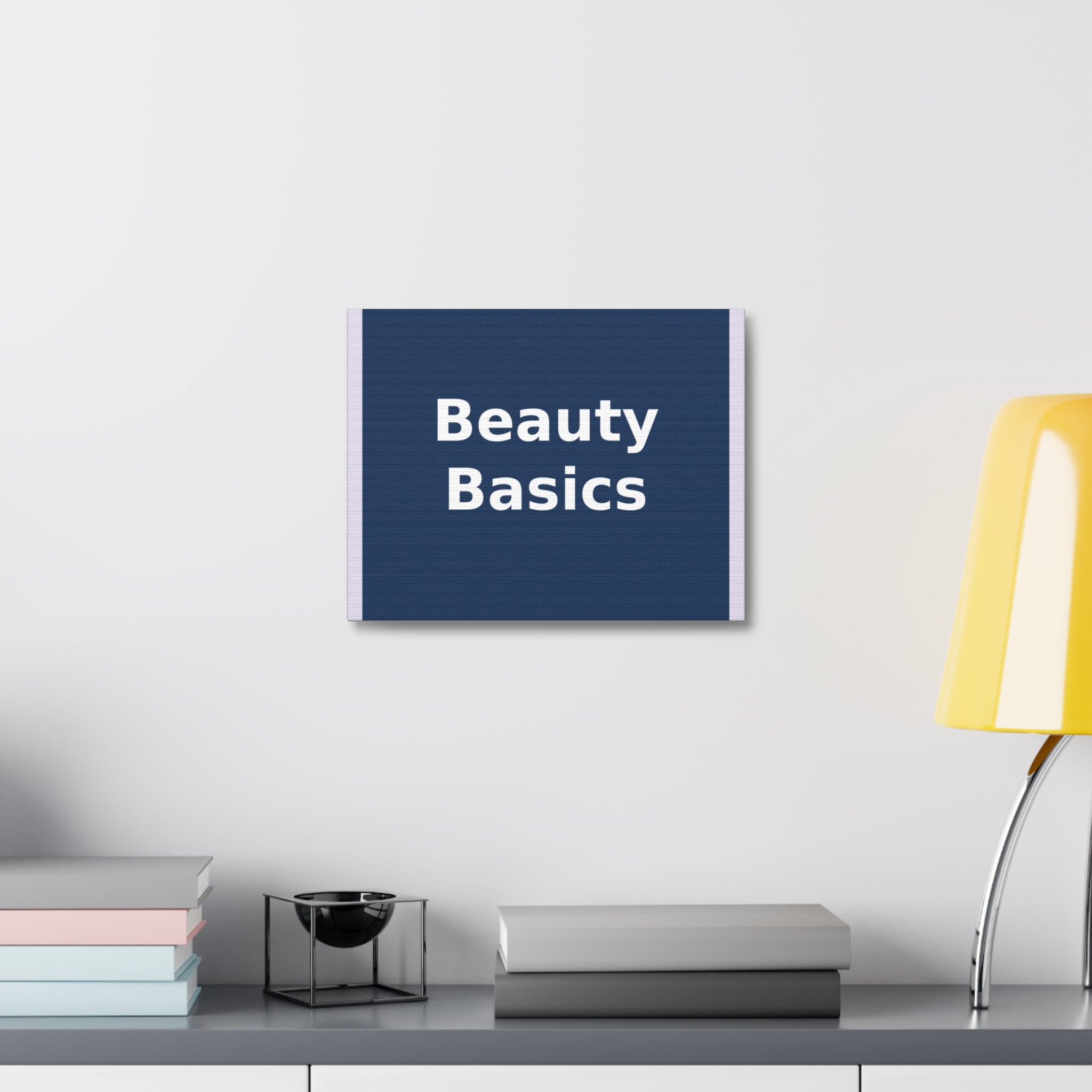 "Beauty Basics" Black Cat Canvas | College Girl Gift | Fashion | KayKay Classics
