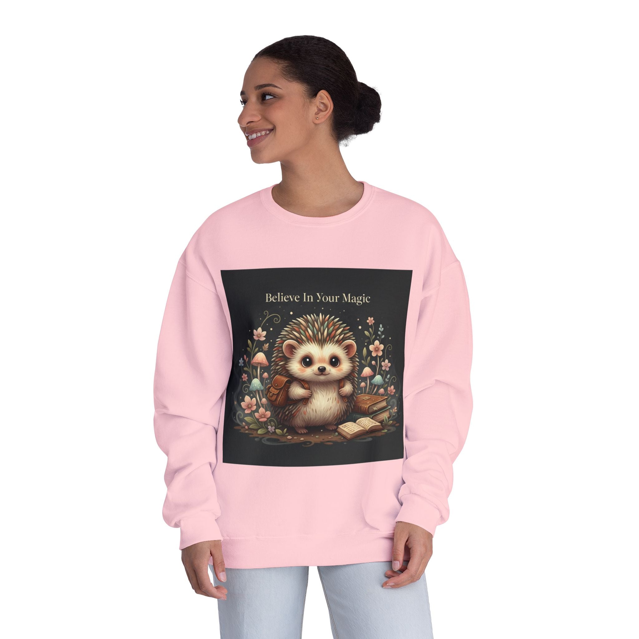 Hedgehog Crewneck Sweatshirt – Believe in Your Magic