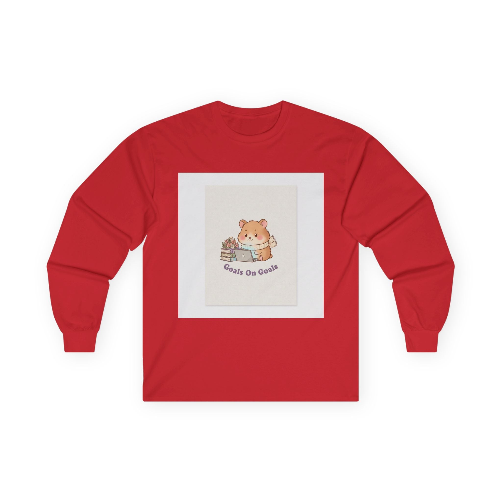 Goals On Goals Hamster Long Sleeve Tee