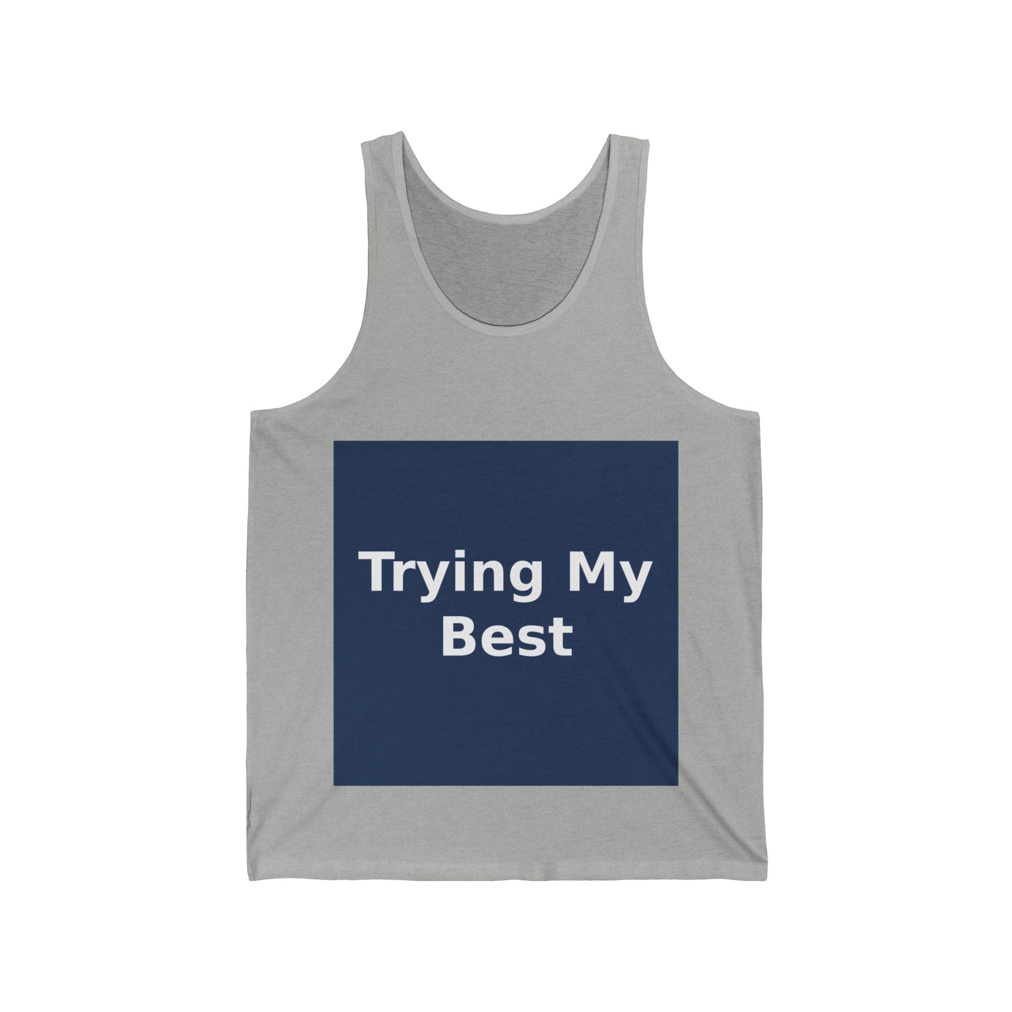 "Trying My Best" Black Cat Tank Top | College Girl Gift | Fashion | KayKay Classics