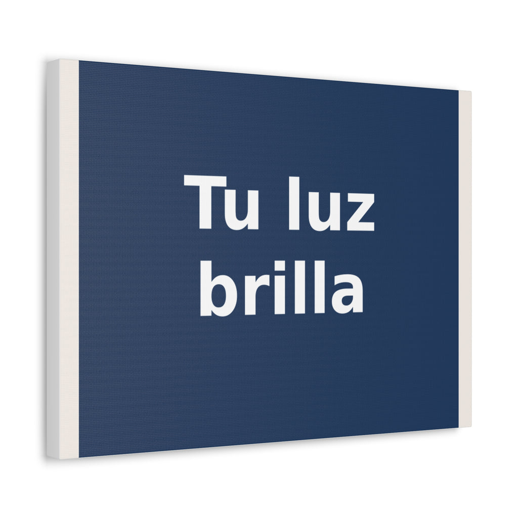 "Tu luz brilla" Black Cat Canvas | College Girl Gift | Fashion | KayKay Classics