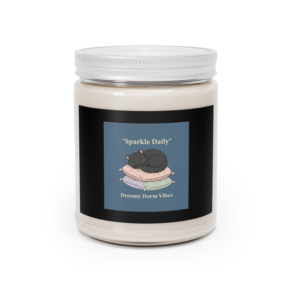 Black Cat Scented Candle – Sparkle Daily Dreamy Dorm Vibes