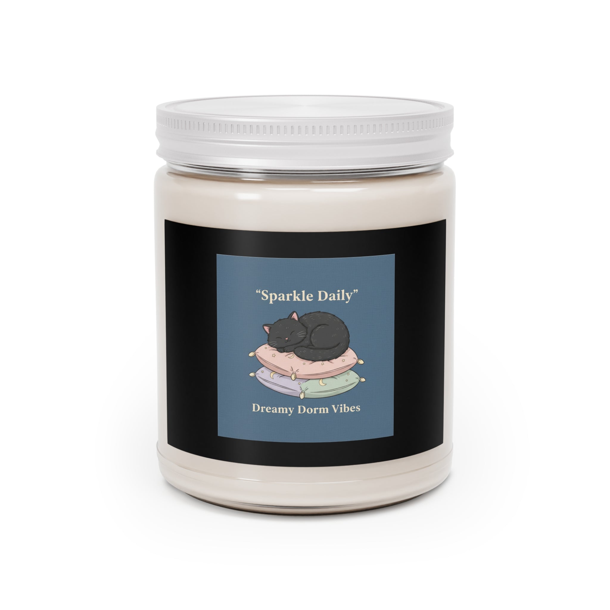 Black Cat Scented Candle – Sparkle Daily Dreamy Dorm Vibes