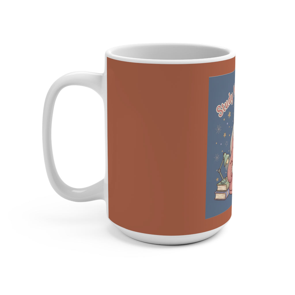 Rabbit Mug 15oz – Study Now, Slay Later