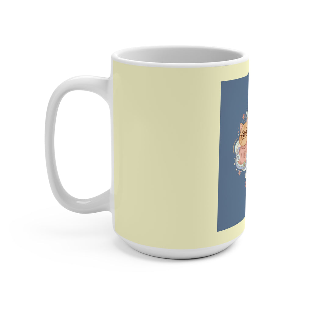 Cats With Glasses Mug 15oz – Coffee and Confidence