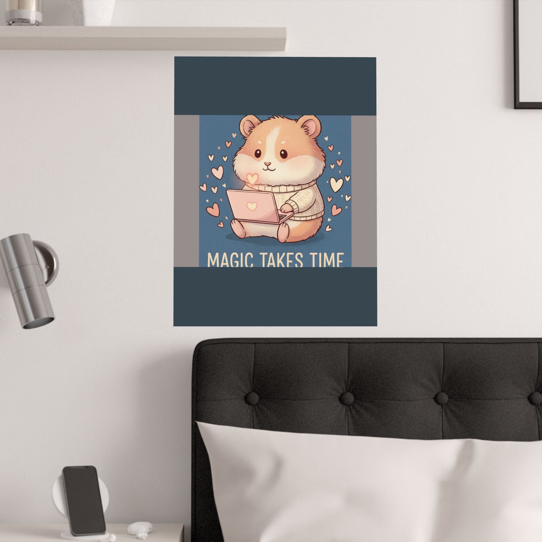 Hamster Poster – Magic Takes Time