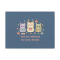 Cats With Glasses Canvas Print – You Are Allowed to Grow Slowly