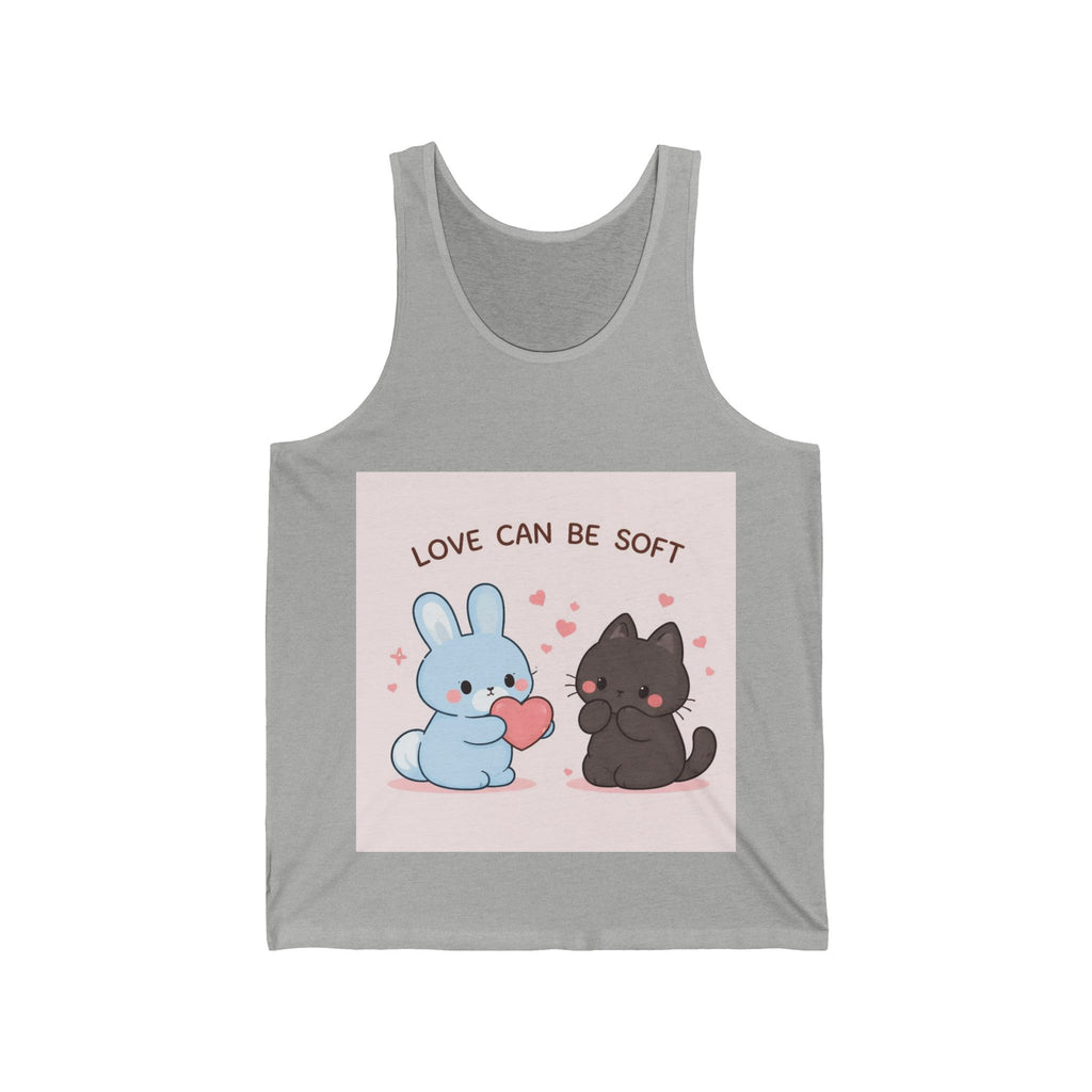 LOVE CAN BE SOFT Rabbit, cat Tank Top