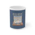 Bunny Mug 11oz – You Are Allowed to Grow Slowly