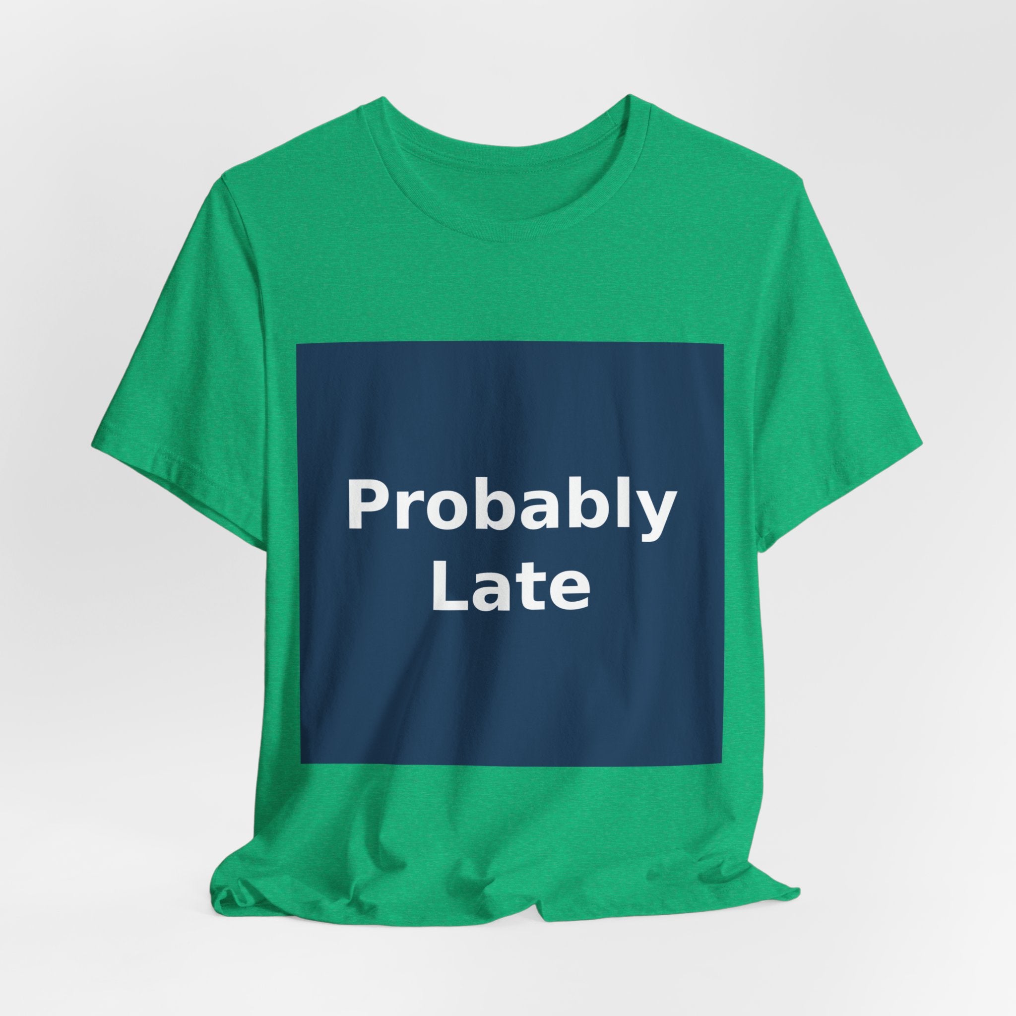 "Probably Late" Black Cat Women Tee | College Girl Gift | Fashion | KayKay Classics