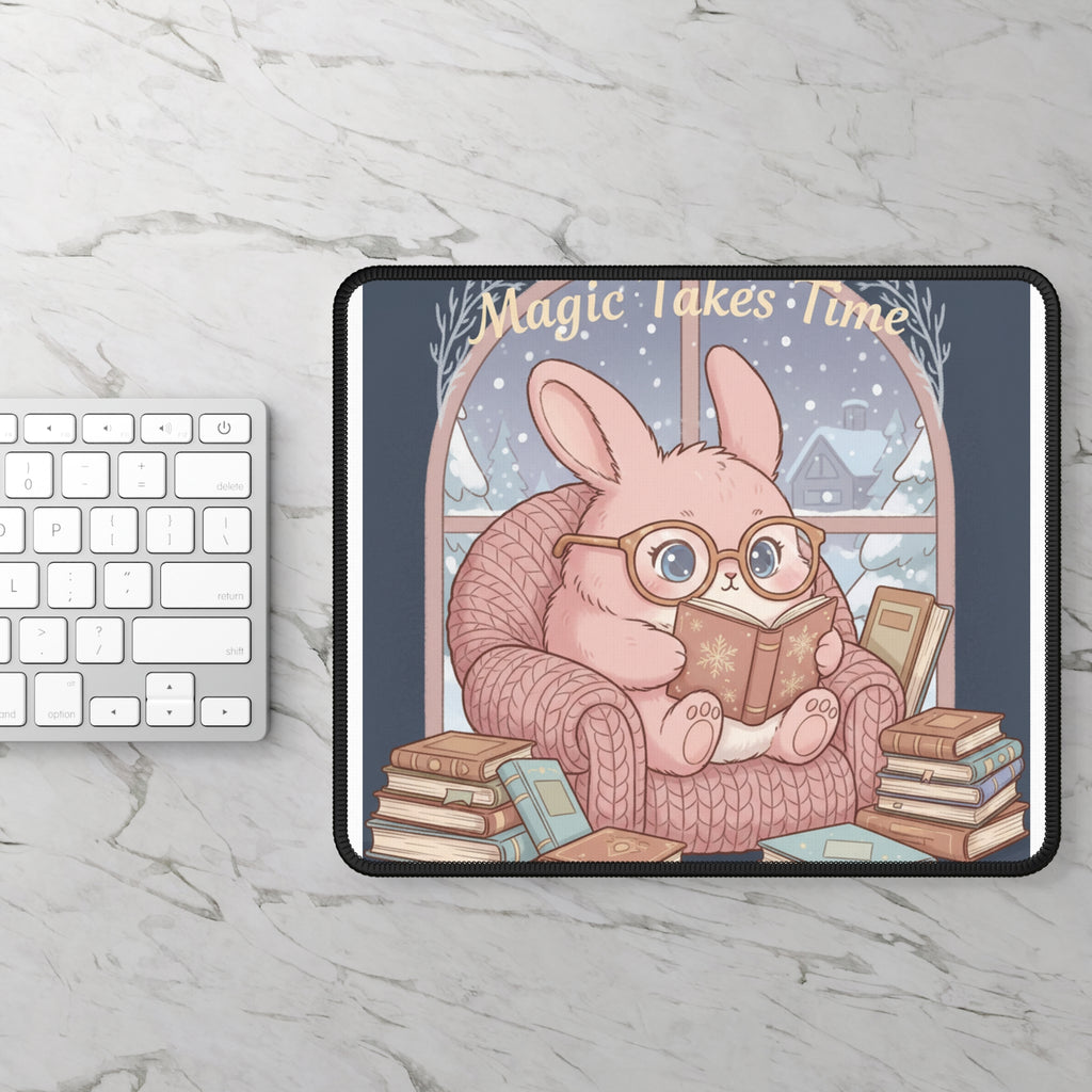 Bunny Mouse Pad – Magic Takes Time