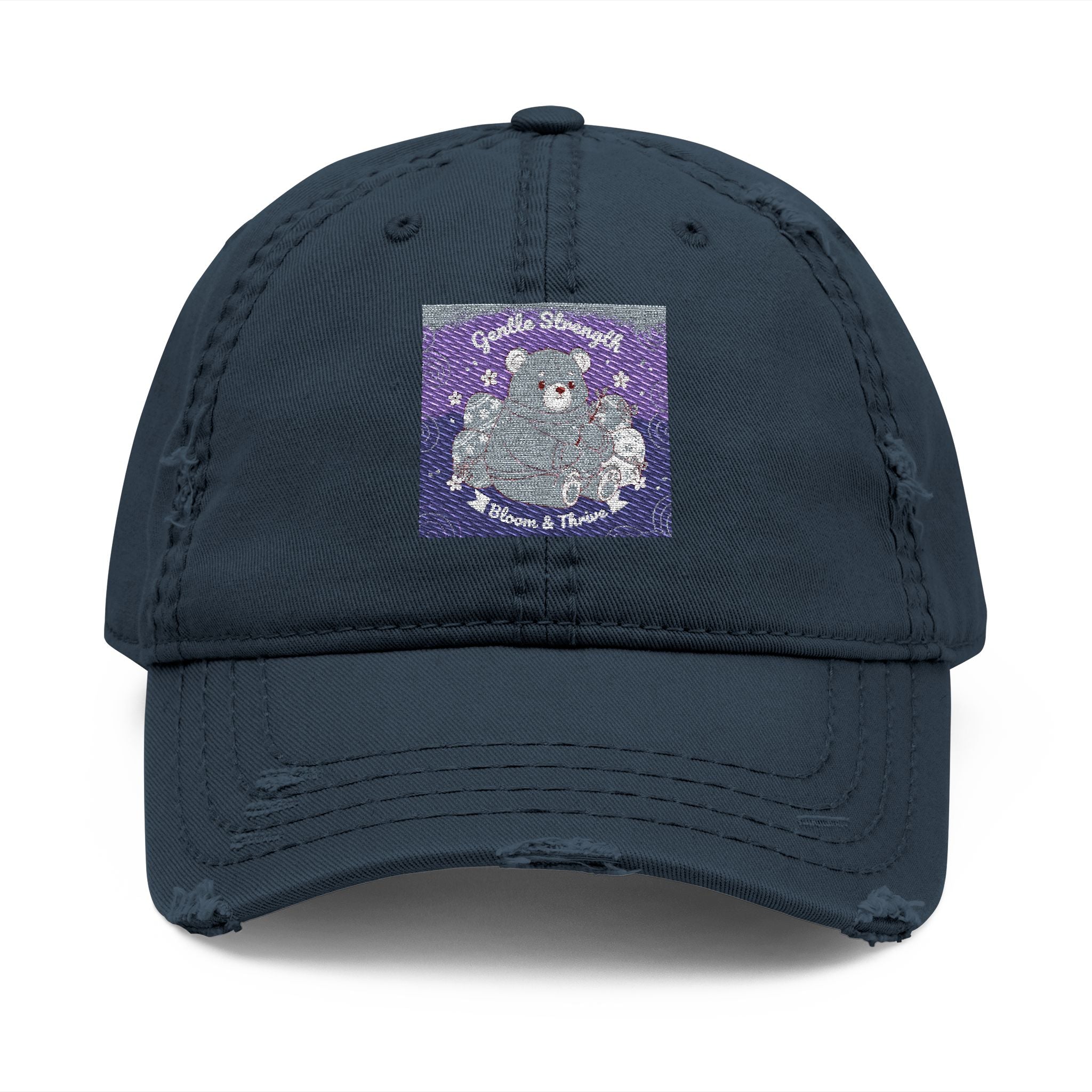 Bear Dad Hat – Gentle Strength Bloom Thrive