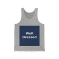 "Well Dressed" Black Cat Tank Top | College Girl Gift | Fashion | KayKay Classics