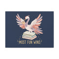 Crane Canvas Print – Most Fun Wins