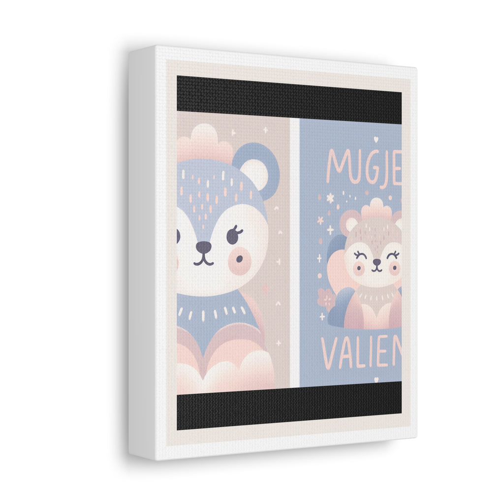 "Mujer valiente" Black Cat Canvas | College Girl Gift | Fashion | KayKay Classics