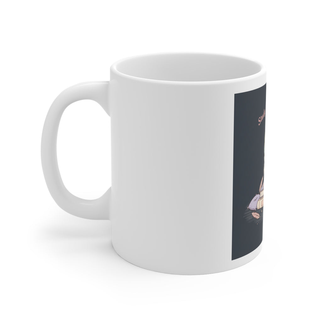 Bunny Mug 11oz – Study Now Slay Later