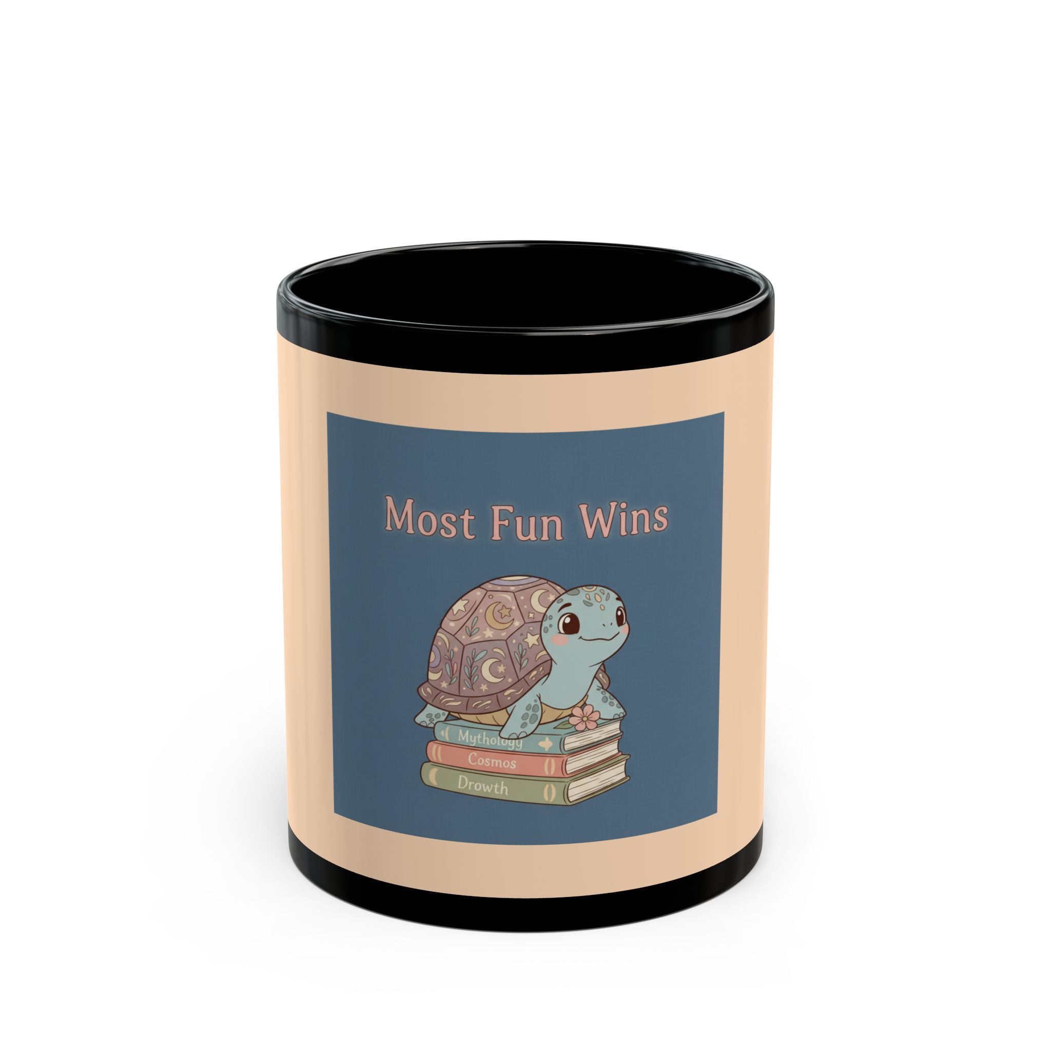 Turtle Black Mug 11oz – Most Fun Wins