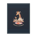 Florece a Tu Ritmo Giraffe Canvas